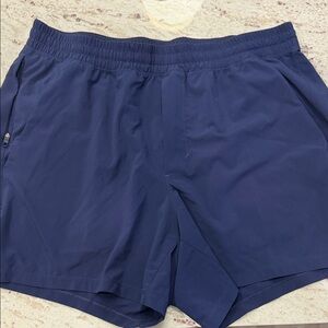 Lululemon Pace Breaker Navy Blue Athletic Shorts